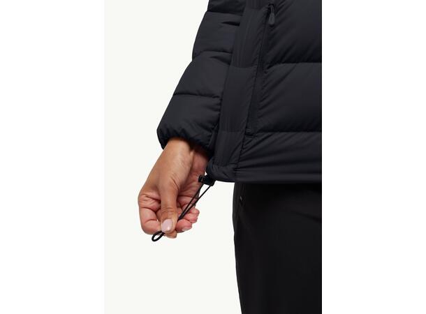 JW Ather Down Hoody W Svart L Jack Wolfskin dunjacka dam 