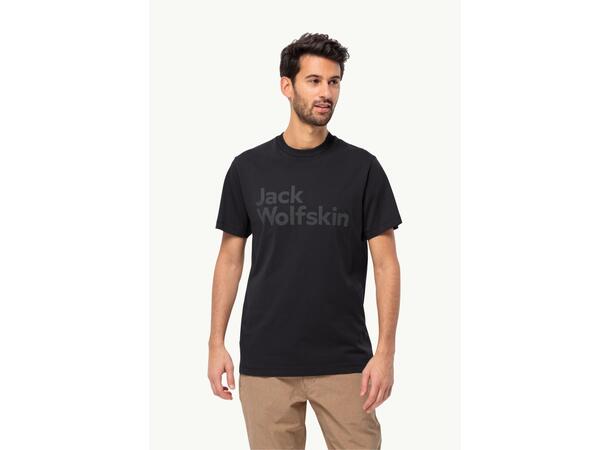 JW Brand Essential Tee M Svart M Jack Wolfskin t-shirt herr 