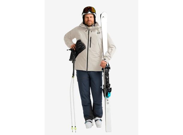 JW Flowline Pro 2L Ins Jkt M Beige M Jack Wolfskin skidjacka herr 