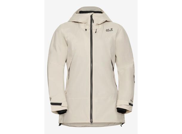 JW Flowline Pro 2L Ins Jkt W Beige M Jack Wolfskin skidjacka dam 