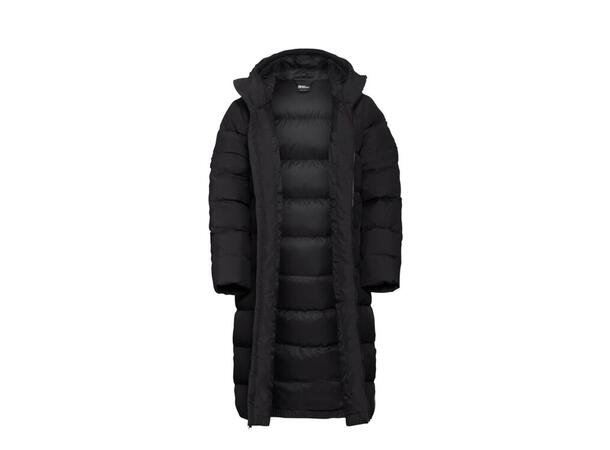 JW Frozen Palace Coat W Svart XL Jack Wolfskin fodrad kappa dam 