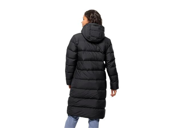 JW Frozen Palace Coat W Svart XL Jack Wolfskin fodrad kappa dam 