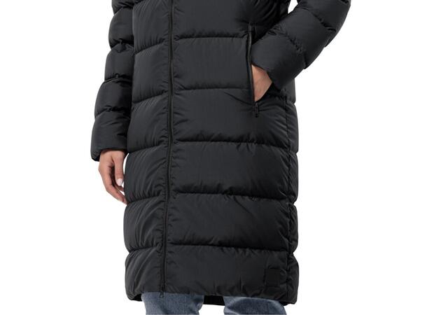JW Frozen Palace Coat W Svart XL Jack Wolfskin fodrad kappa dam 
