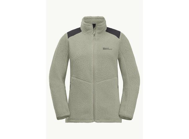 JW Kammweg Pile FZ W Naturvit M Jack Wolfskin fleecejacka dam 