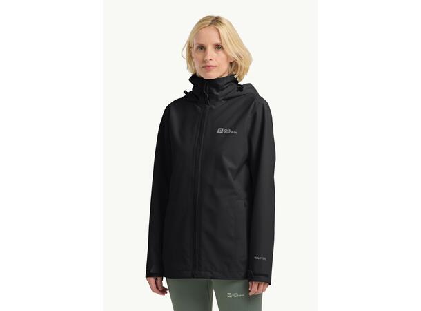 JW Trailtime 2L Jkt W Svart M Jack Wolfskin skaljacka dam 