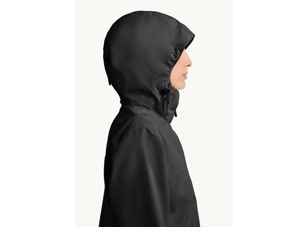 JW Trailtime 2L Jkt W Svart M Jack Wolfskin skaljacka dam 