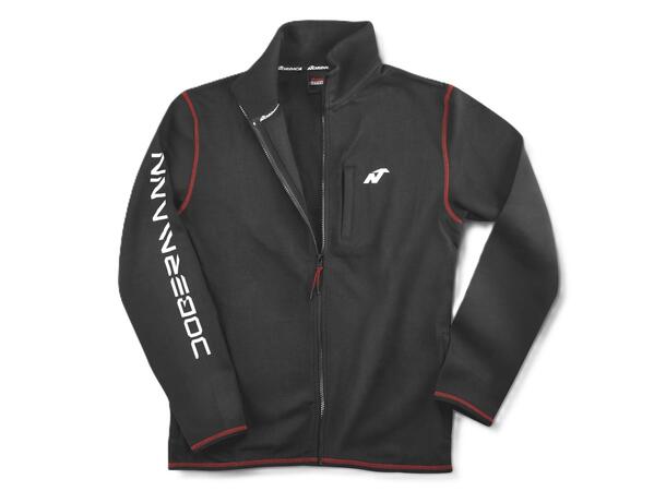 NORDICA DOBERMANN SCUBA Svart S Sweater med dragkedja och hög krage 