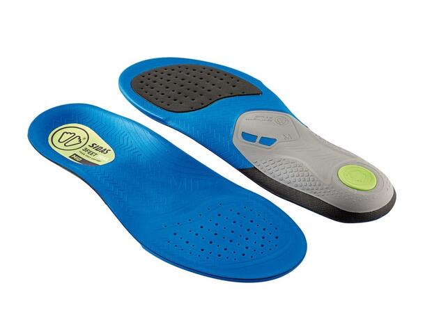 SIDAS 3FEET TRAIL MID Blå M Formade iläggssulor medelhögt fotvalv 