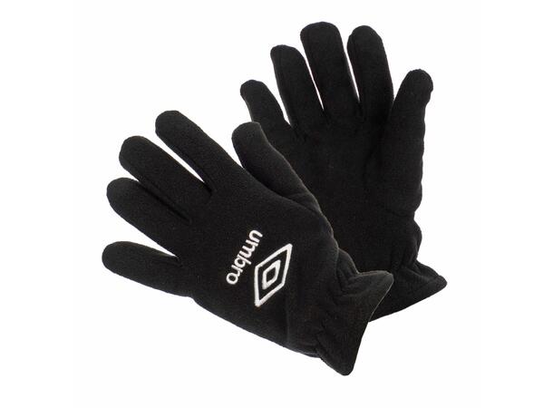UMBRO Ara Fleece Gloves Svart SR Fingervantar i fleeece 