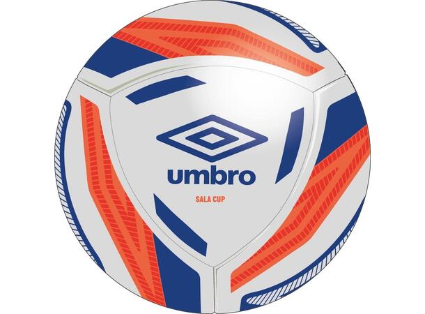 UMBRO Sala Cup Vit/Orange 4 Futsalboll för match/träning 
