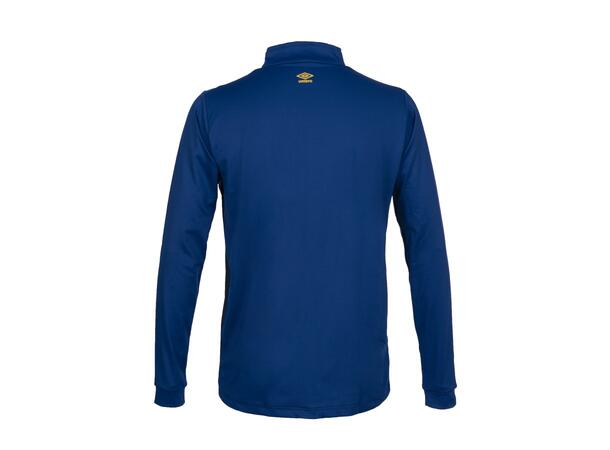 UMBRO UX Pro Half Zip Jr Blå/Gul 164 Träningströja med krage junior 