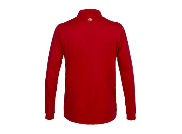 UMBRO UX Pro Half Zip Jr Röd/Vit 140 Träningströja med krage junior 