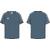 UMBRO Taped Tee Blå M T-shirt med revärer 