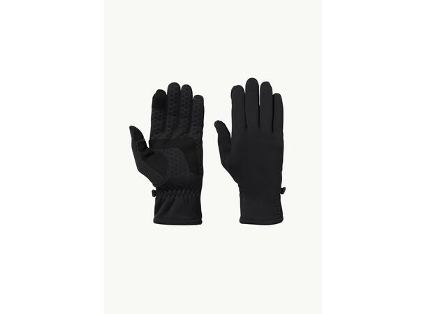 JW Allrounder Glove Svart S Jack Wolfskin fleecehandskar 