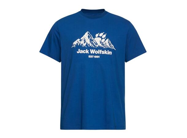 JW Carefree Tee M Blå L Jack Wolfskin t-shirt herr 