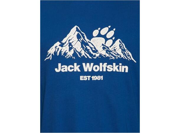 JW Carefree Tee M Blå L Jack Wolfskin t-shirt herr 