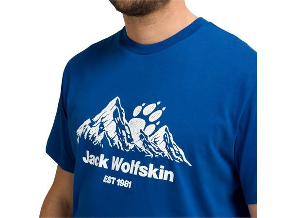 JW Carefree Tee M Blå L Jack Wolfskin t-shirt herr 
