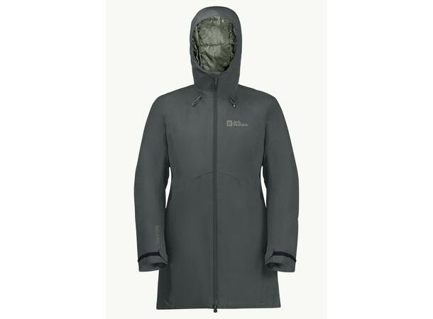 JW Heidelstein Ins Jkt W Grön S Jack Wolfskin hardshell-jacka dam 