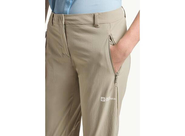 JW Hikeout Pants W Khaki 38R Jack Wolfskin vandringsbyxor dam 