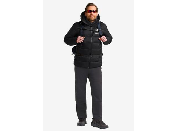 JW Nebelhorn Down Hoody M Svart S Jack Wolfskin dunjacka herr 