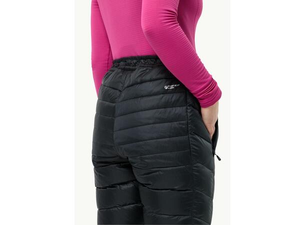 JW Nebelhorn Down Pants W Svart L Jack Wolfskin dunbyxor dam 