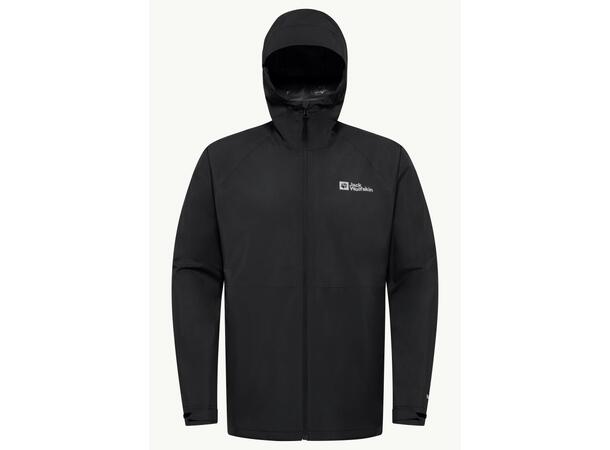 JW Prelight 2.5L LT Jkt M Svart M Jack Wolfskin regnjacka herr 