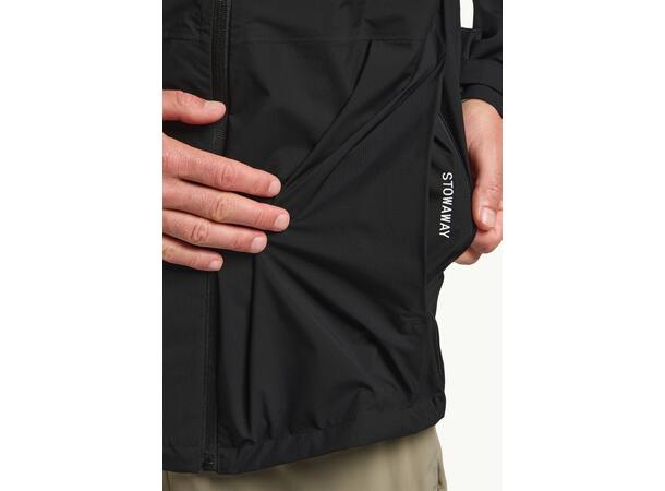 JW Prelight 2.5L LT Jkt M Svart M Jack Wolfskin regnjacka herr 