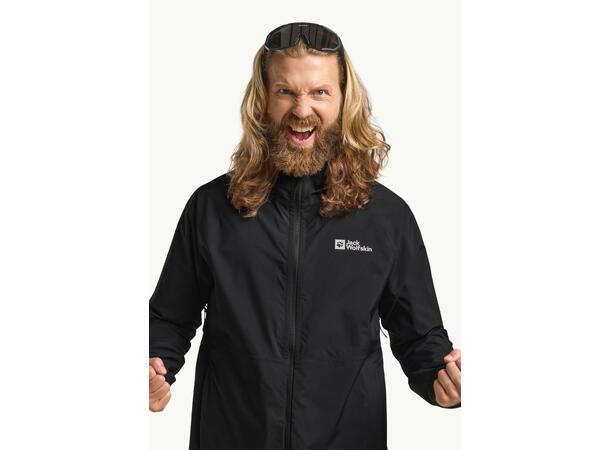 JW Prelight 2.5L LT Jkt M Svart M Jack Wolfskin regnjacka herr 