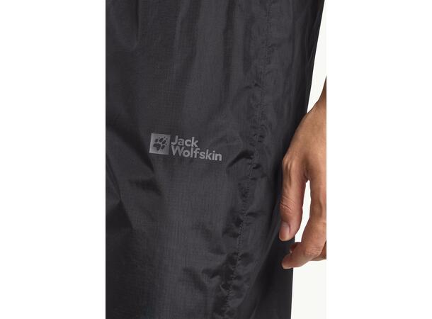 JW Rainy Day Pants M Svart M Jack Wolfskin regnbyxor herr 