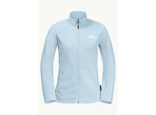 JW Taunus FZ W Ljusblå L Jack Wolfskin fleecejacka dam 