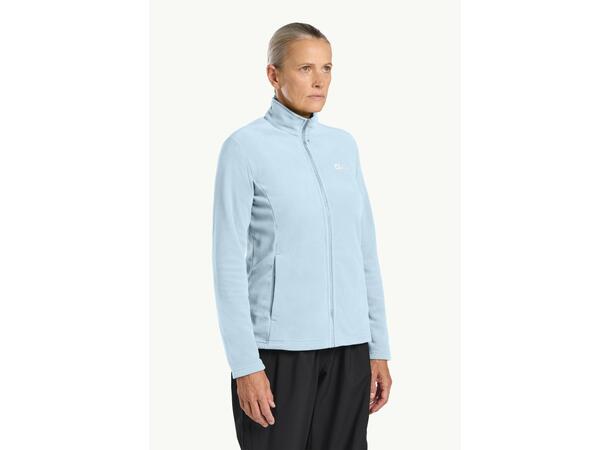 JW Taunus FZ W Ljusblå L Jack Wolfskin fleecejacka dam 