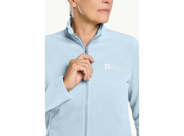 JW Taunus FZ W Ljusblå L Jack Wolfskin fleecejacka dam 