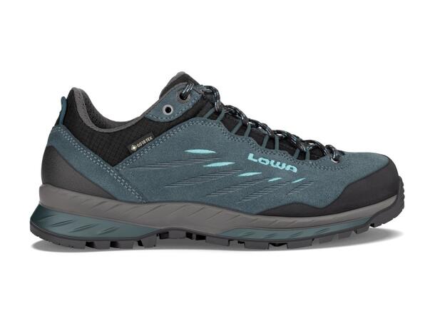 LOWA DELAGO GTX LO WS Petrol 6 Trekkingsko med Goretex dam 