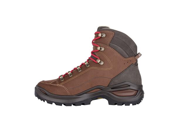 LOWA RENEGADE 100 GTX MID WS Brun 4 Vandringskänga med Gore-Tex dam 