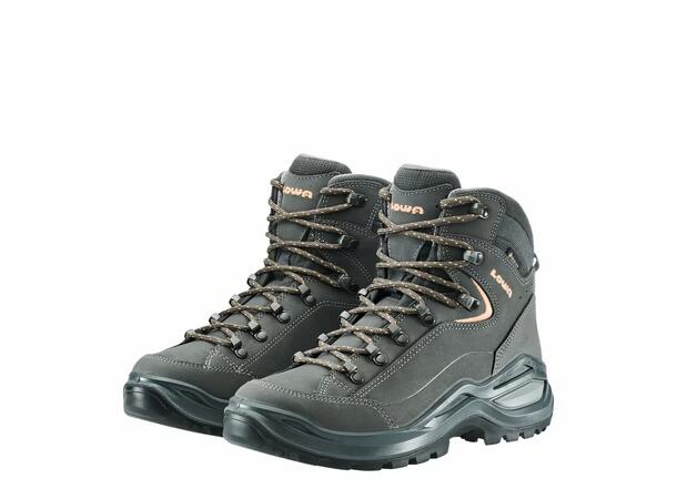 LOWA RENEGADE EVO GTX MID WS Grå 5,5 Vandringskänga med Gore-Tex dam 