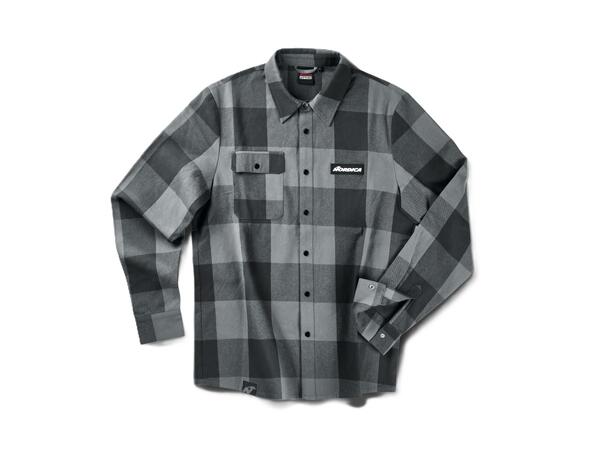 NORDICA ESSENTIAL FLEECE Grå/Svart M Flanellskjorta 