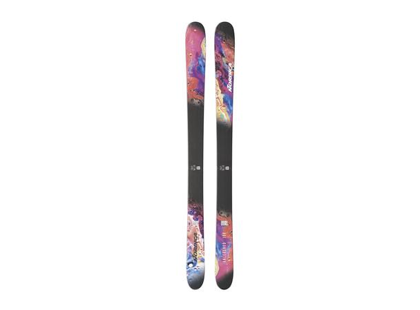NORDICA UNLEASHED 108 Svart/Lila 186 Skidor Freeride Twintip (flat) 