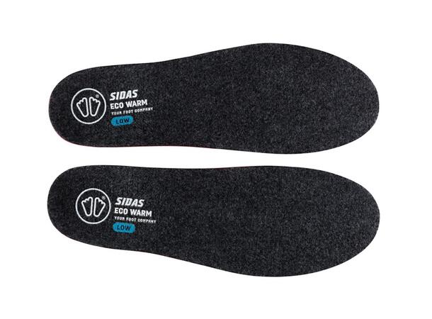 SIDAS 3FEET ECO WARM LOW Grå L Formade iläggssulor lågt fotvalv 