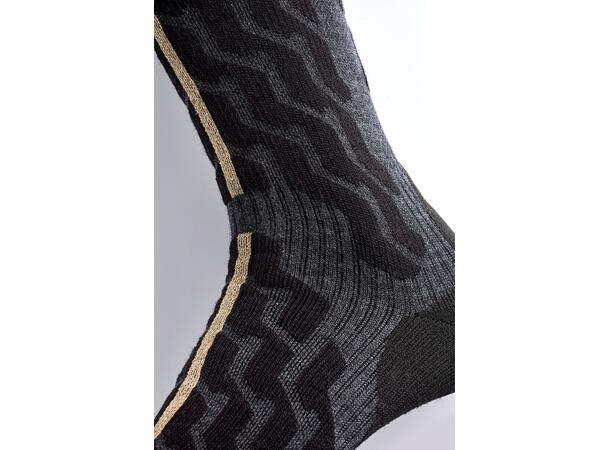 THERM-IC SKI EXTRA WARM Svart 35-38 Skidstrumpor med merinoull 