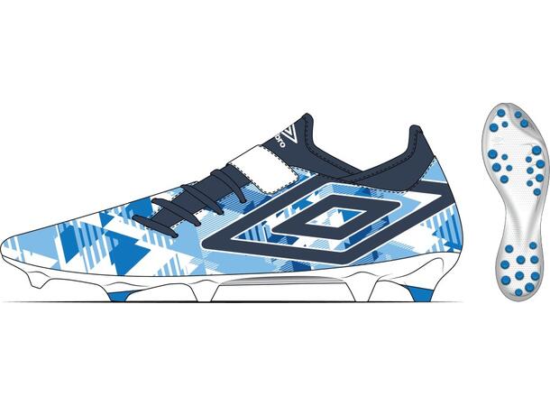 UMBRO Formation IV AG VE Jr Vit 30 Barnsko med kardborre (konstgräs) 