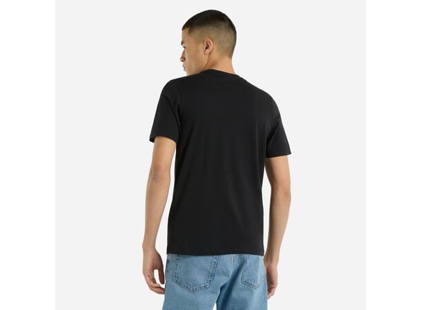 UMBRO Layered Box Logo Tee Svart M T-shirt i bomull 