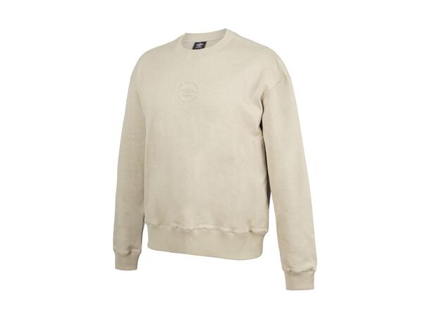 UMBRO RLXD Sweat Beige S Sweatshirt med rundhals 