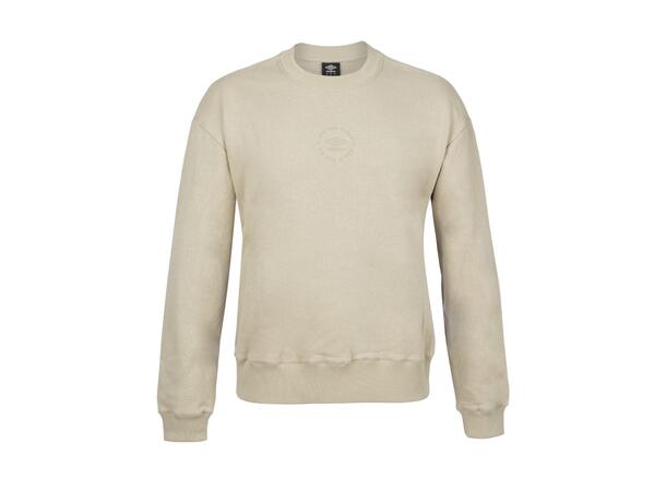UMBRO RLXD Sweat Beige S Sweatshirt med rundhals 