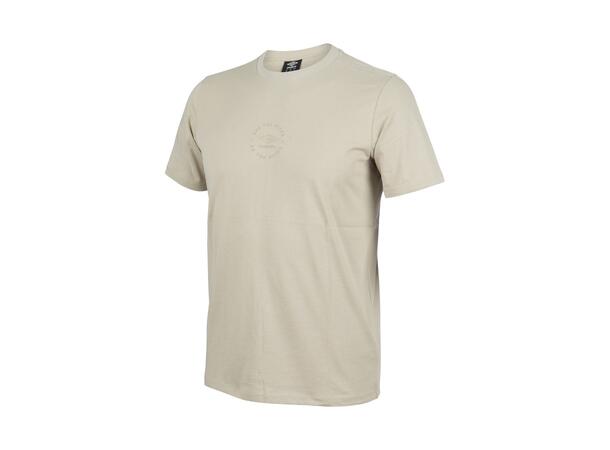 UMBRO RLXD Tee Beige S T-shirt med tryck 