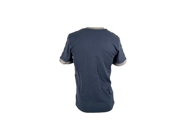 UMBRO Taped Tee Blå M T-shirt med revärer 