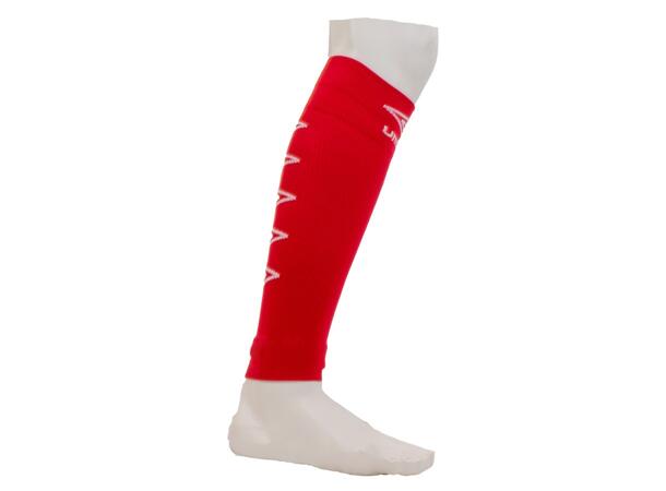 UMBRO UX Elite No Foot Röd/Vit SR Fotbollsstrumpor utan fot 