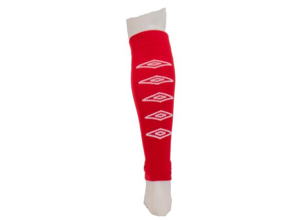 UMBRO UX Elite No Foot Röd/Vit SR Fotbollsstrumpor utan fot 