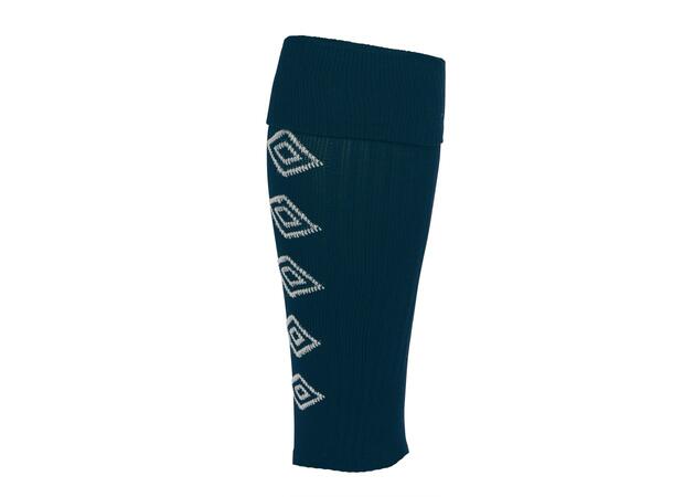 UMBRO UX Footless Marin/Vit L Fotbollstrumpa utan fot 