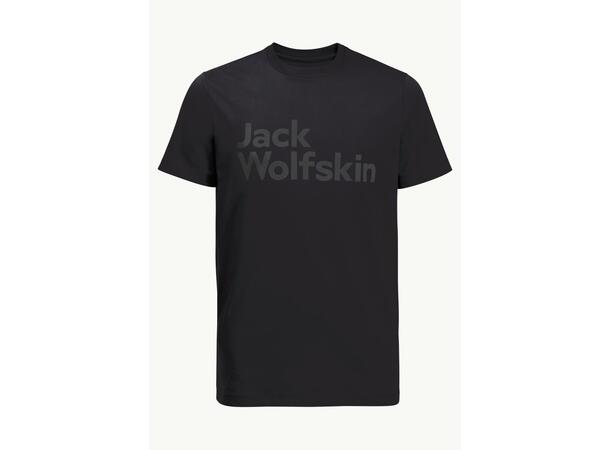 JW Brand Essential Tee M Svart XL Jack Wolfskin t-shirt herr 