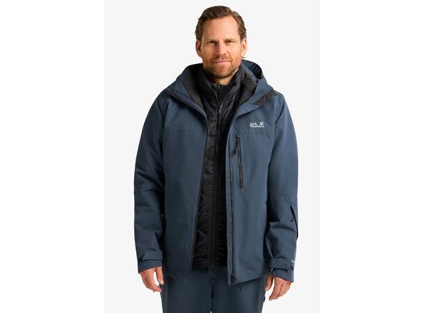 JW Flowline 3in1 Jkt M Marin L Jack Wolfskin skidjacka herr 